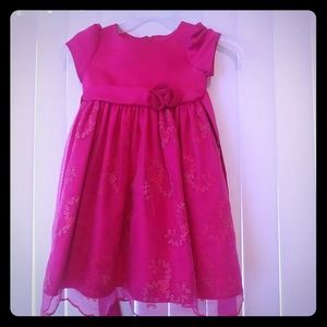 Popping Pink Girls Gown